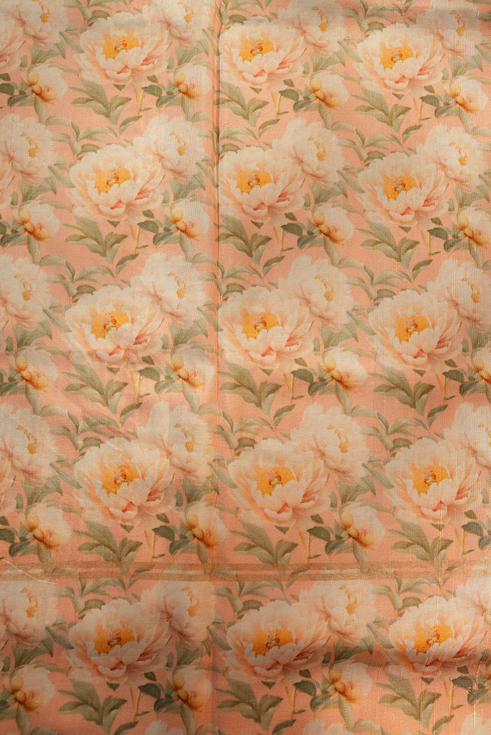 Aqua Blue Pure Floral Silk Saree