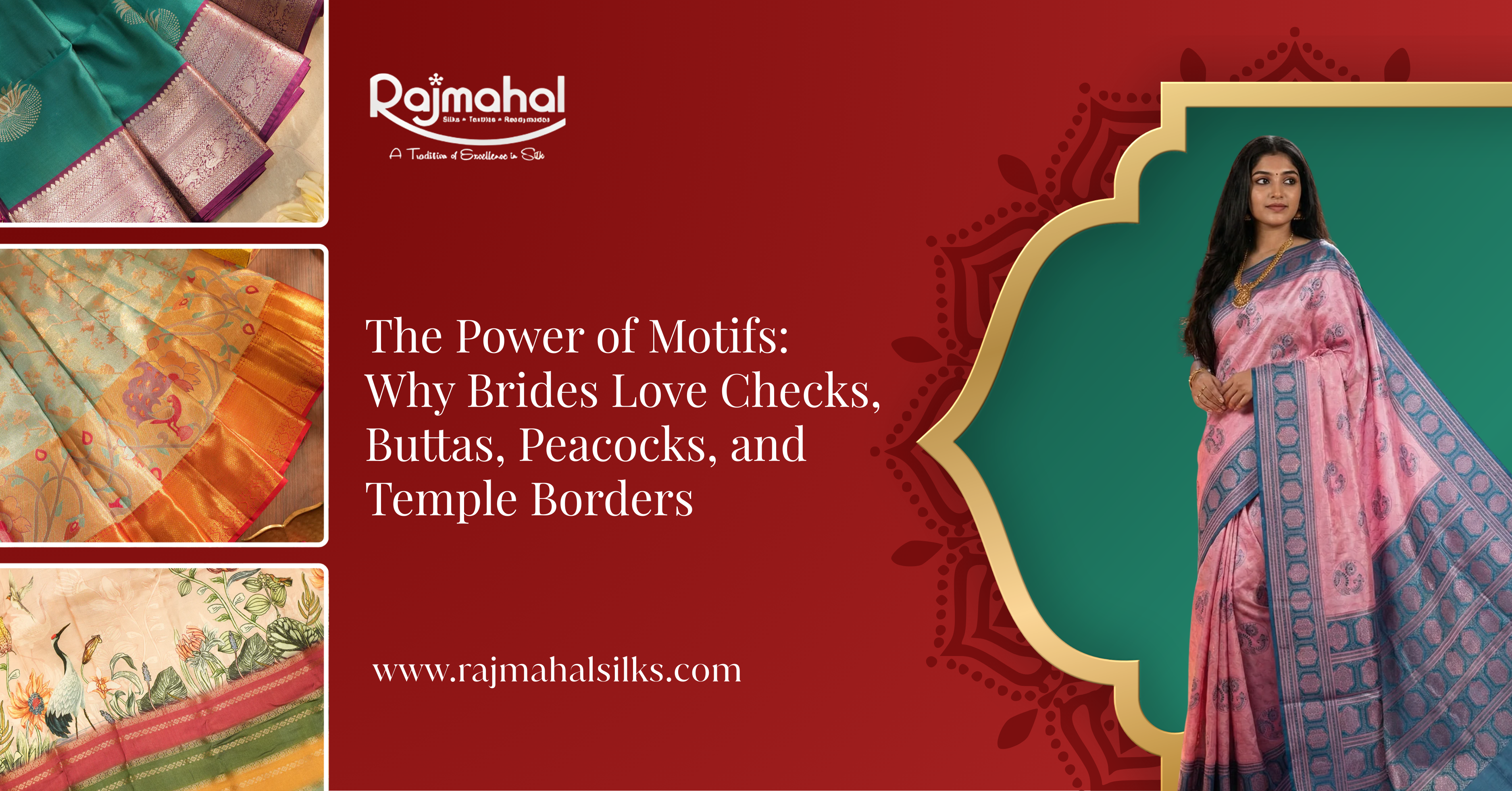 The Power of Motifs: Why Brides Love Checks, Buttas, Peacocks, and Temple Borders
