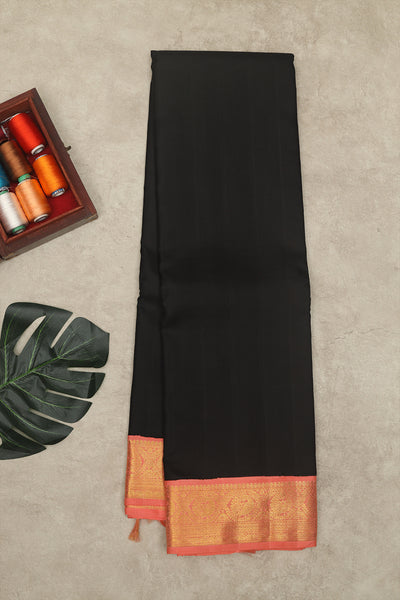 Classic black silk saree