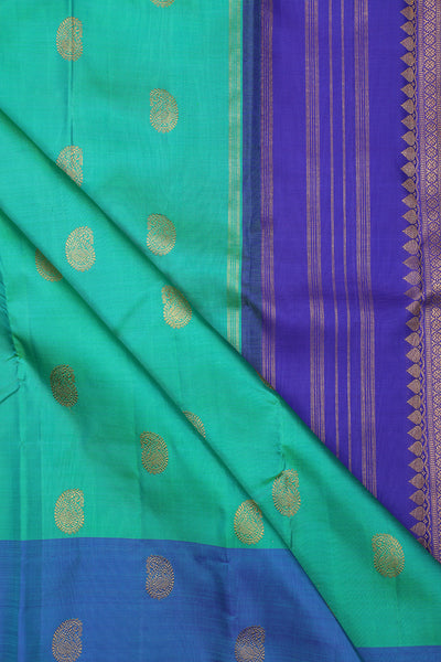 Ramar green pure kanjivaram silk saree