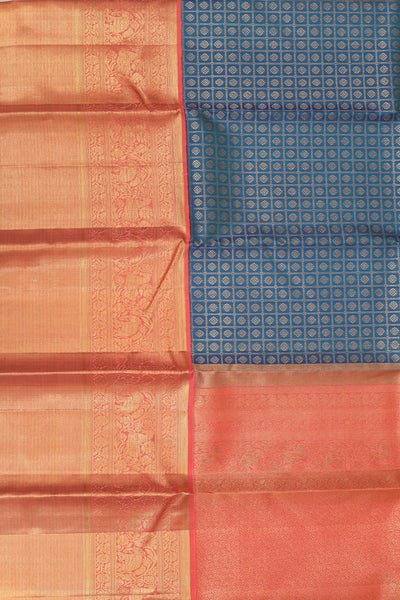 Ramar blue  Silk saree