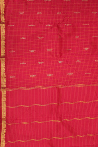 Red colour Arani Silk Saree