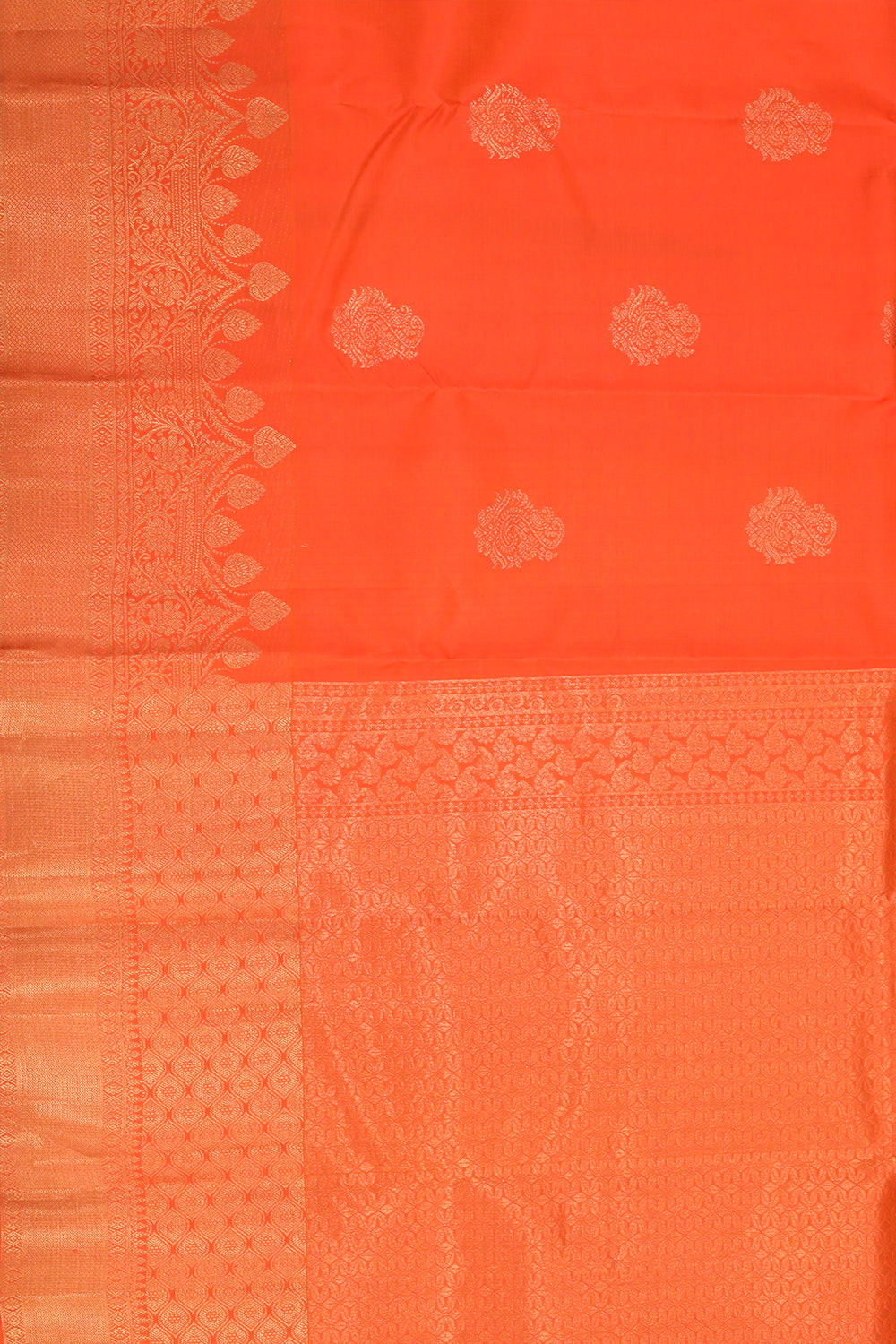 Orange Color Silk Saree