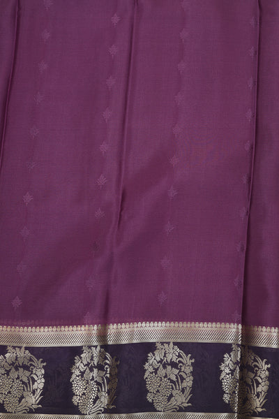 Violet Colour Mysore Silk Saree