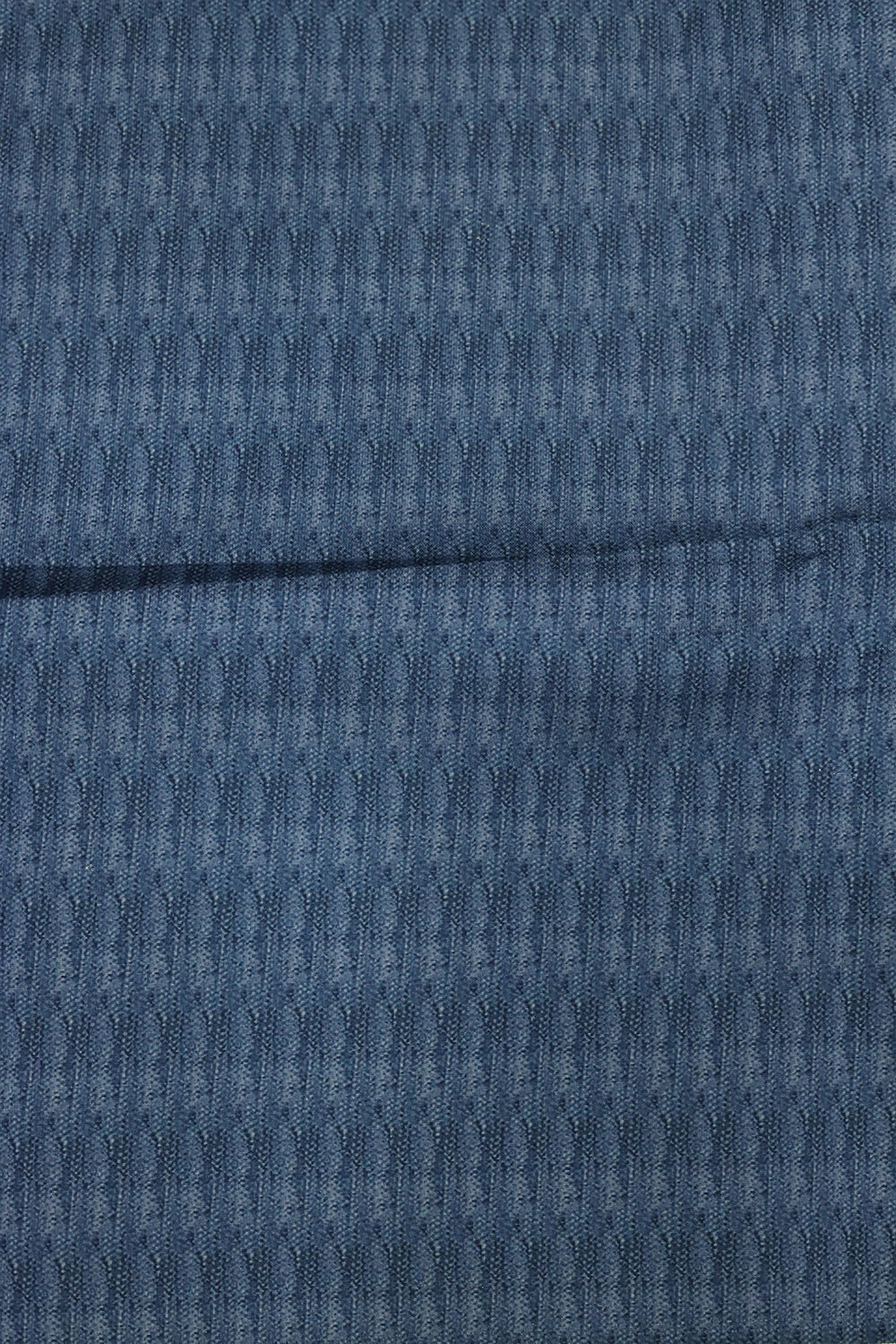 Blue Grey Tussar Silk Saree