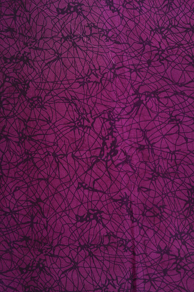 Purple with multi color designer saree