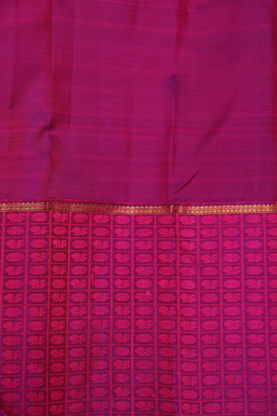 Lite green and lavender with Rani pink silk saree
