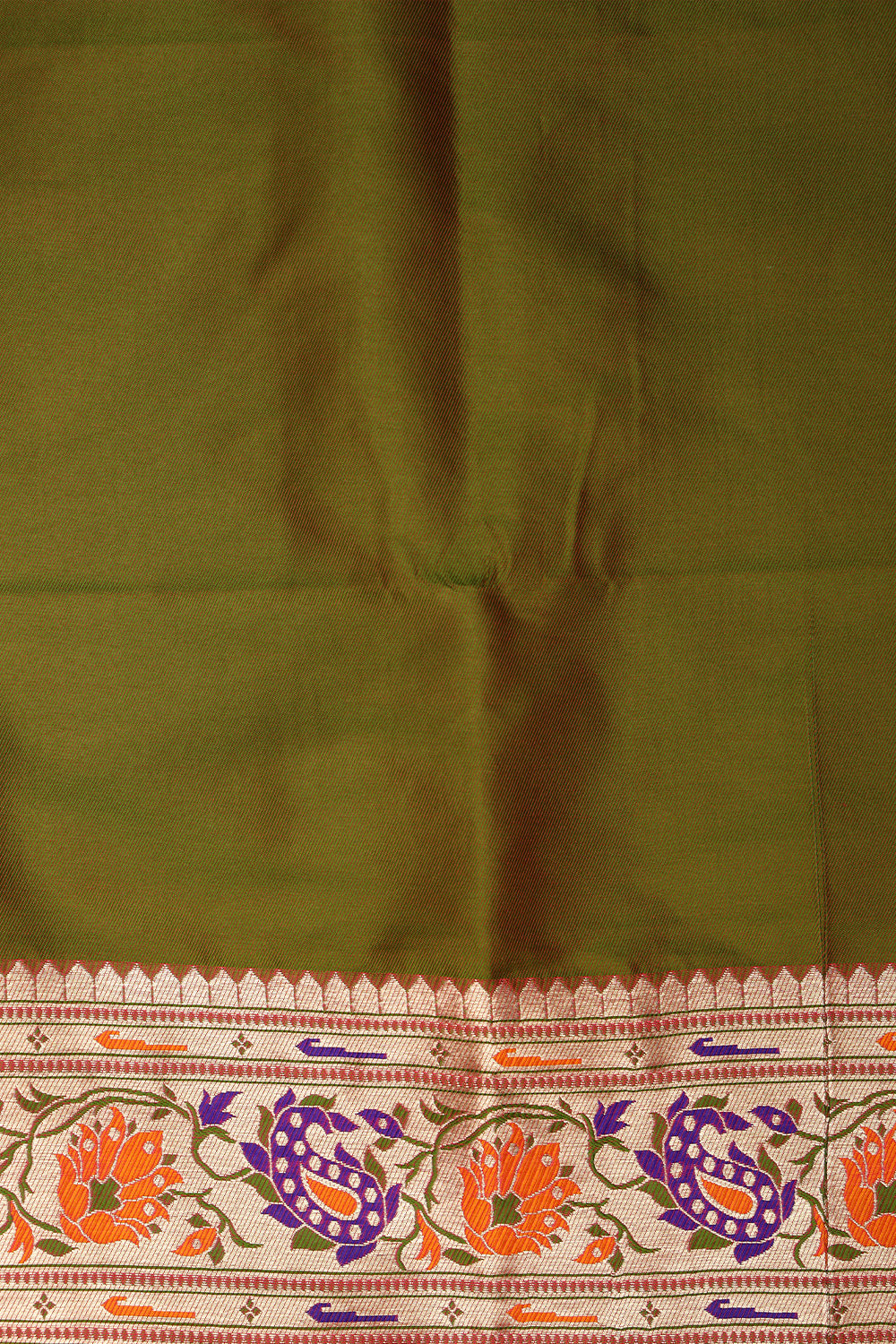 Cotton candy colour silk saree