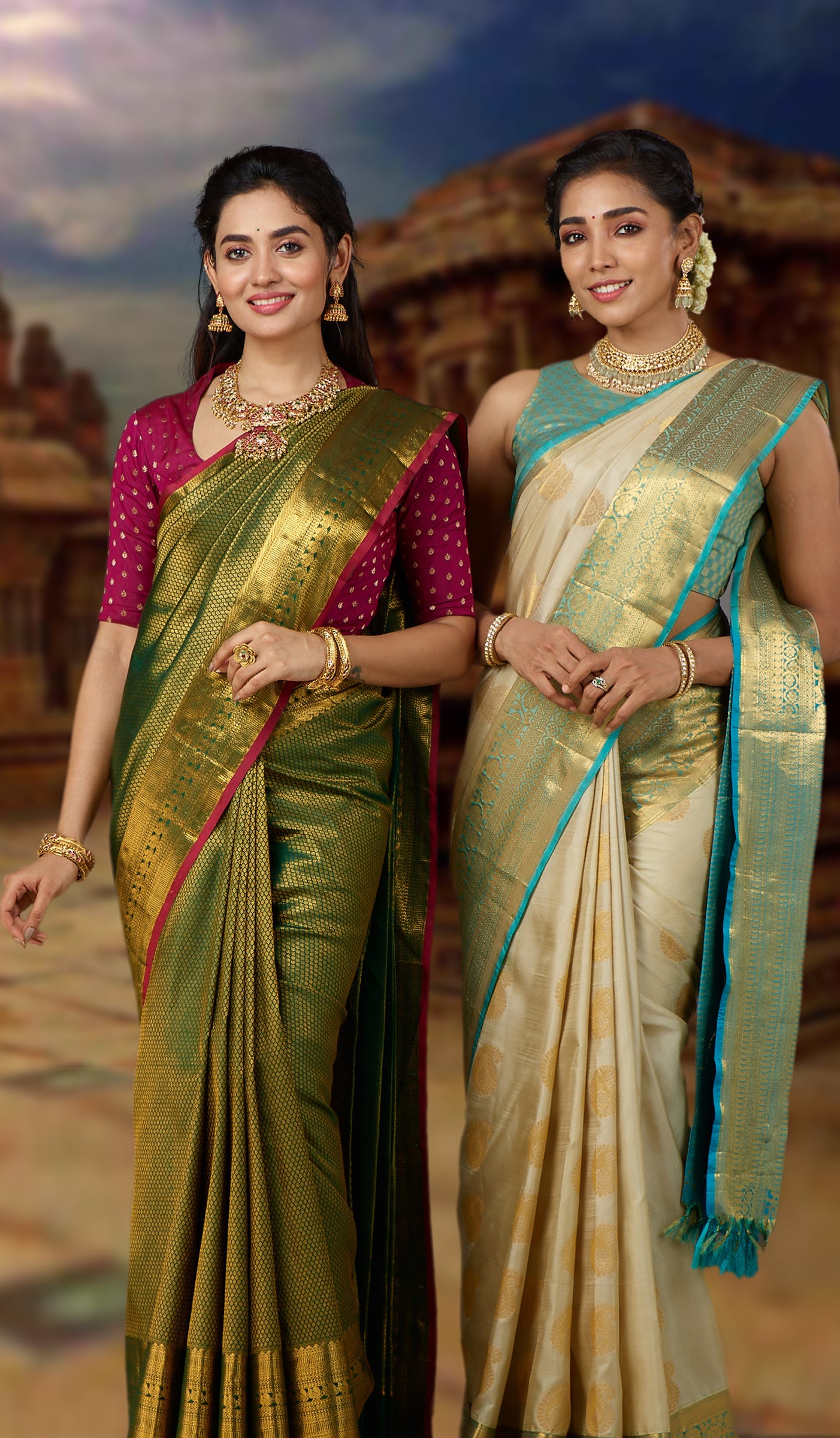 Kanchipuram sarees by Kanchipuram Lakshaya SIlk Sarees Manufacturer   Bridestorycom